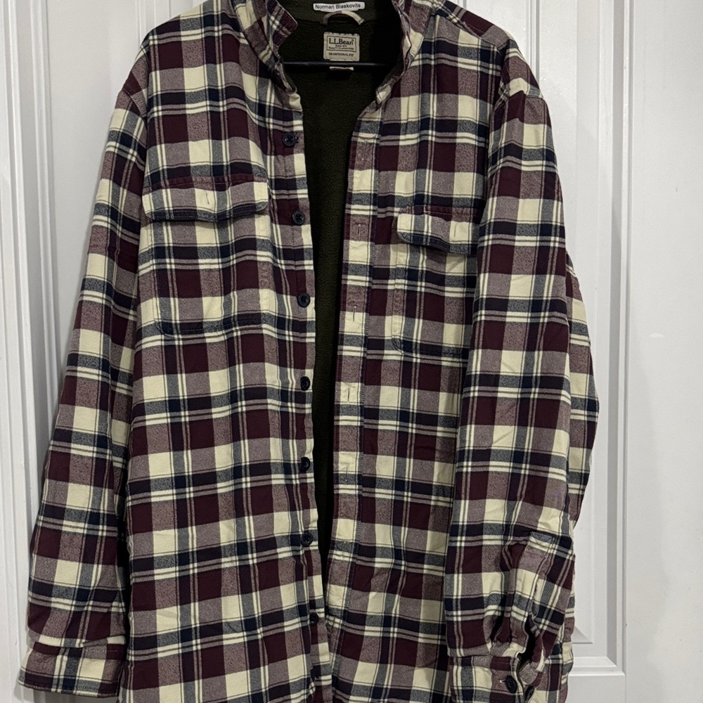 L.L.Bean Plaid Men's Jacket